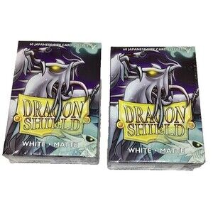 Dragon Shield Japanese Size 2 White Yulinga Lost 60 Matte Dual Sleeves 11105 NW